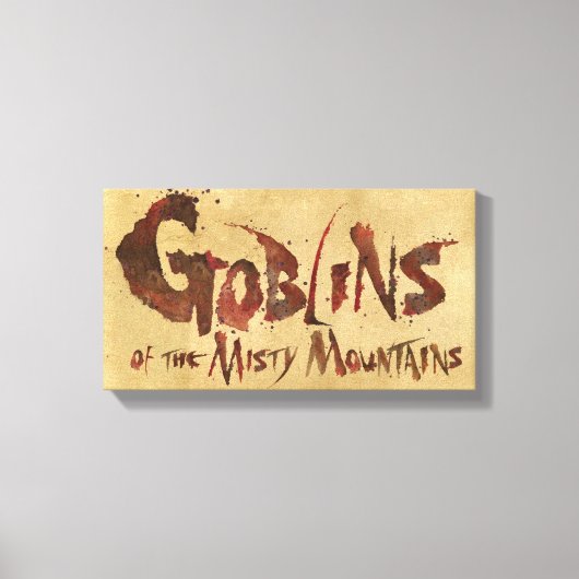 Goblins van de Misty Mountains Canvas Afdruk (Voorkant)