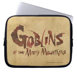 Goblins van de Misty Mountains Laptop Sleeve