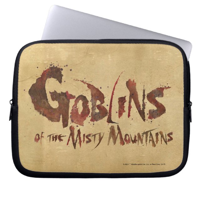 Goblins van de Misty Mountains Laptop Sleeve (Voorkant)