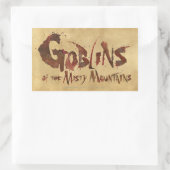 Goblins van de Misty Mountains Rechthoekige Sticker (Tas)