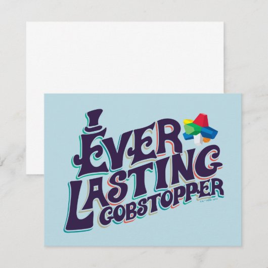 Gobstopper Notitiekaartje (Voorkant / Achterkant)