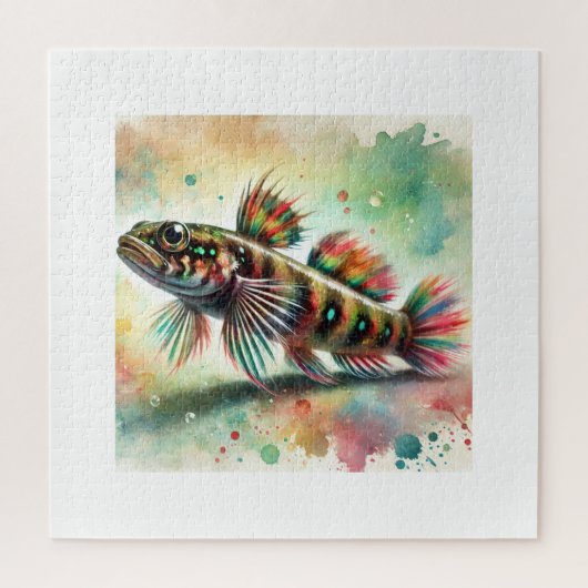 Goby Fish 190724AREF126 - Watercolor Legpuzzel (Verticaal)