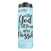 God, alle dingen zijn mogelijk thermosbeker (Voorkant)