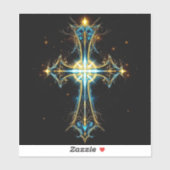 God and Jesus Sticker (Vel)