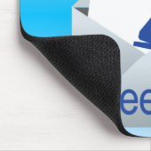 God Answers Knee Mail Christelijke Muismat (Hoek)