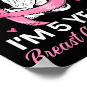 God Answers Prayers Breast Cancer Survivor Christi Poster (Hoek)