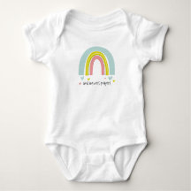 "God antwoordt gebeden" Rainbow Baby Bodysuit