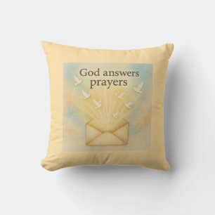 God Beantwoordt Gebeden – Inspirerende Christelijk Kussen