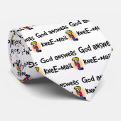 God beantwoordt het Christelijke geschenk van de e Stropdas (Opgerold)