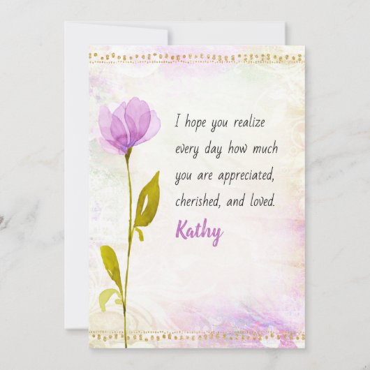 God bedankt voor jullie vriendschapsgroet kaart (Achterkant)