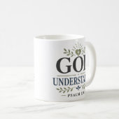 God Begrijpt Spirituele Devotionele Quote Koffiemok (Voorkant rechts)