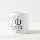 God Begrijpt Spirituele Devotionele Quote Koffiemok (Voorkant links)