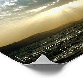 God bereidt een plek voor poster (Hoek)