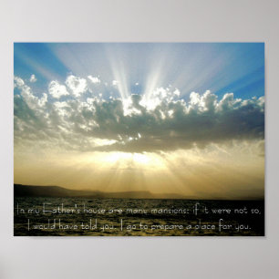 God bereidt een plek voor poster