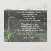 God beschermt je tegen leugenaars briefkaart (Voorkant)