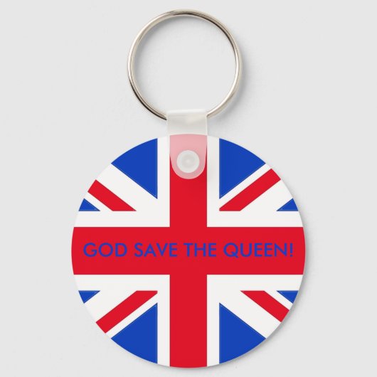 GOD BESPAAR DE KONINGIN! SLEUTELHANGER (Voorkant)