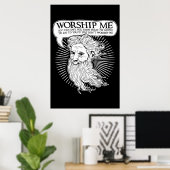 God: Beveel me aan zodat ik je kan redden van mij Poster (Thuiskantoor)