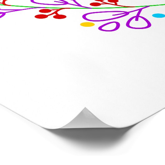 GOD bevindt zich in haar Poster (Hoek)