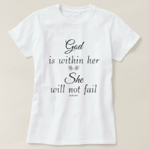 God binnen haar zal ze geen psalm missen