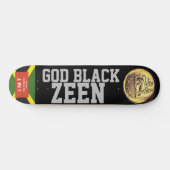 GOD BLACK ZEEN Skateboard (Horizontaal)