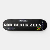 GOD BLACK ZEEN Skateboard (Horizontaal)