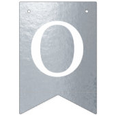 God Bless 4 Letters Naam Zilver Doopsel Communie Vlaggetjes (Derde vlag)