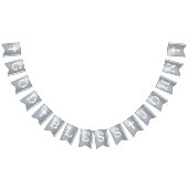 God Bless 4 Letters Name Silver Baptism Communemen Vlaggetjes (Alle)