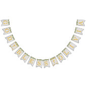 God Bless 6 brieven Floral Calla doop communie Vlaggetjes (Alle)