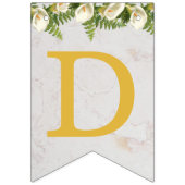 God Bless 6 brieven Floral Calla doop communie Vlaggetjes (Derde vlag)