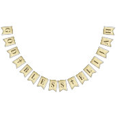 God Bless 6 Letters 2 Crosses Parchment Religious  Vlaggetjes (Alle)