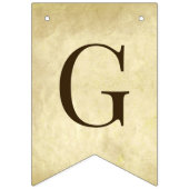 God Bless 6 Letters 2 Crosses Parchment Religious  Vlaggetjes (Eerste vlag)