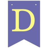 God Bless 6 Letters Boy Paars Baptisme Communautei Vlaggetjes (Derde vlag)