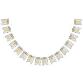 God Bless 6 Letters Olive Leaves Baptisme Commune Vlaggetjes (Alle)