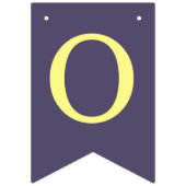 God Bless 6 Letters Paars Marineblauw Doop Eerste  Vlaggetjes (Tweede vlag)