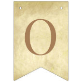 God Bless 7 Letters Brown Parchment Confirmation Vlaggetjes (Derde vlag)