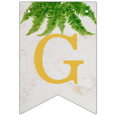 God Bless 7 Letters Loofvaren Doop Communie Vlaggetjes (Tweede vlag)