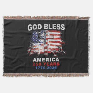 God Bless America 250 Jaar 1776-2026 Christelijk K Deken