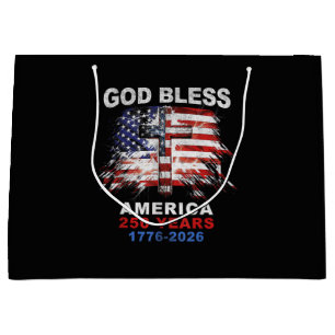 God Bless America 250 Jaar 1776-2026 Christelijk K Groot Cadeauzakje