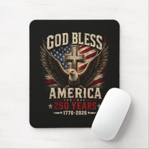 God Bless America 250 Jaar 1776-2026 Muismat