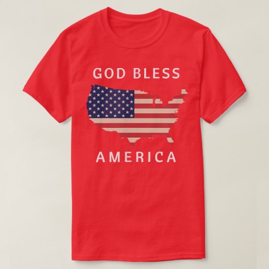 God Bless America -318 T-shirt (Design voorkant)