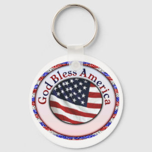 God Bless America 3 Sleutelhanger
