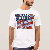 God Bless America - Aangepast T-shirt (Voorkant)