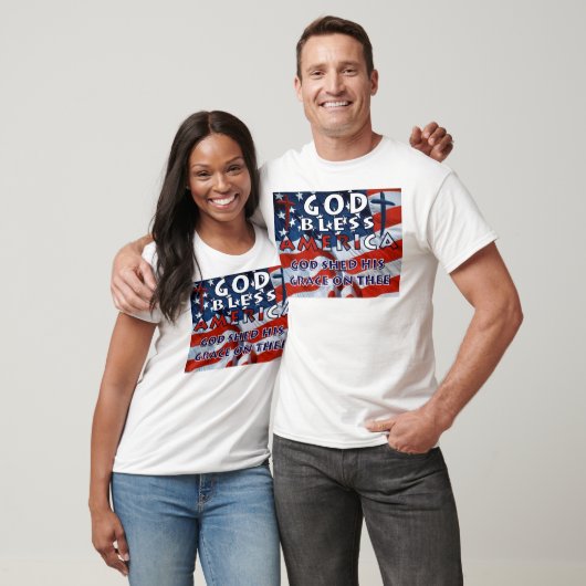 God Bless America - Aangepast T-shirt (Unisex)