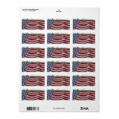 God Bless America Address Label (Full Sheet)