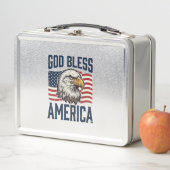 God Bless America Adelaar Patriottische Vector Ont (In situ)