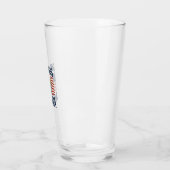 God Bless America Adelaar Patriottische Vector Ont Glas (Links)