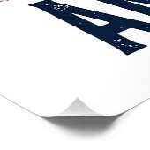God Bless America Adelaar Patriottische Vector Ont Perfect Poster (Hoek)