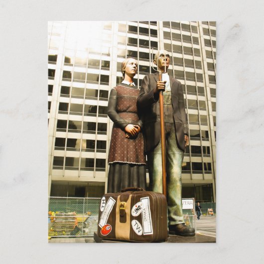 God Bless America/American Gothic Briefkaart (Voorkant)