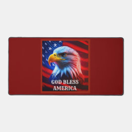 God Bless America Amerikaanse vlag Kale Adelaar Bureaumat