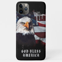 *~* GOD BLESS AMERICA AP16 Patriottische vlag ELGF